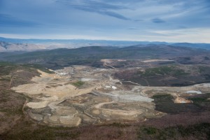 At home in Canada, Capstone's Minto mine in Yukon dominates the countryside.