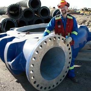 The key to Syncrude’s super pump is a larger impeller turning at a slower speed.