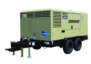 Doosan’s new XP825/HP750 dual flow/pressure compressor.