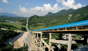 Conveyor in China.
