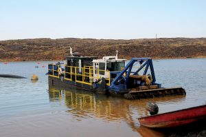 Dredging and dewatering tailings ponds is not a new technology but it`s becoming increasingly popular as more and more miners look at recycling because of the environmental, and profit factors
