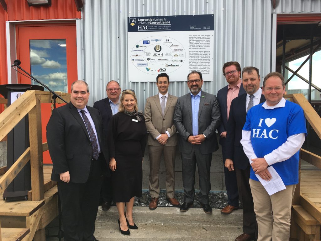 HAC launch in Sudbury. Credit: CEMI (Centre for Excellence in Mining Innovation)