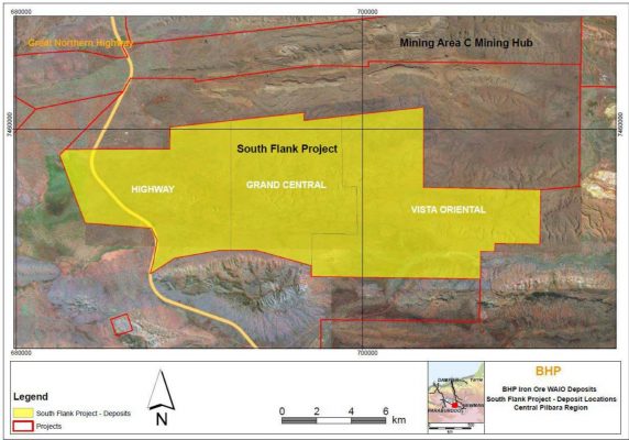 IRON ORE BHP Finds 2 9B For South Flank Project Canadian Mining 