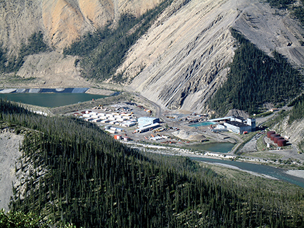 NorZinc’s Prairie Creek zinc-lead-silver project in the Northwest Territories CREDIT: NORZINC