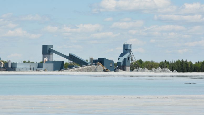 The mill at McEwen Mining's Black Fox complex in Ontario. Credit: McEwen Mining