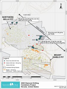 Candelaria site drill plan Credit: Silver One