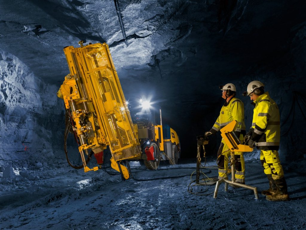 Epiroc's new underground core drilling rig, the Diamec Smart 6M. Credit: Epiroc