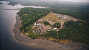 The camp at Marathon Gold’s Valentine Lake property Credit: Marathon Gold