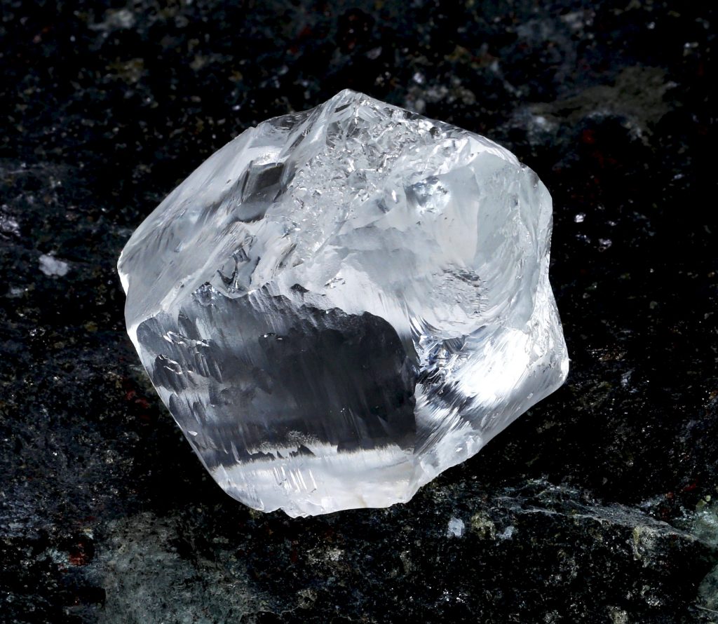 A 549-carat diamond recovered from Lucara Diamond's Karowe mine in February. Credit: Lucara Diamond
