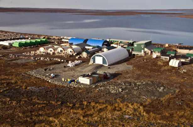 Sabina Gold & Silver's Goose camp at the Back River property in Nunavut. Credit: Sabina Gold & Silver