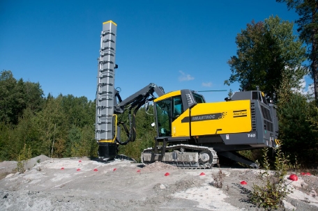 The first SmartROC T40 drill rig with silencer is to be delivered in Canada.