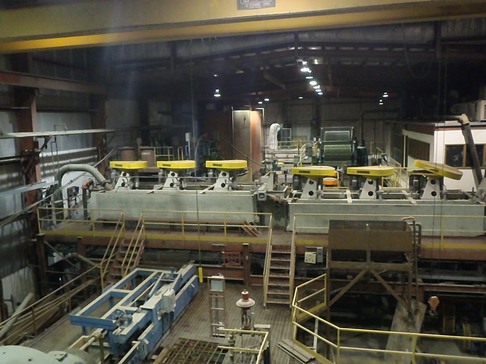 Interior of the Puffy Lake mill.