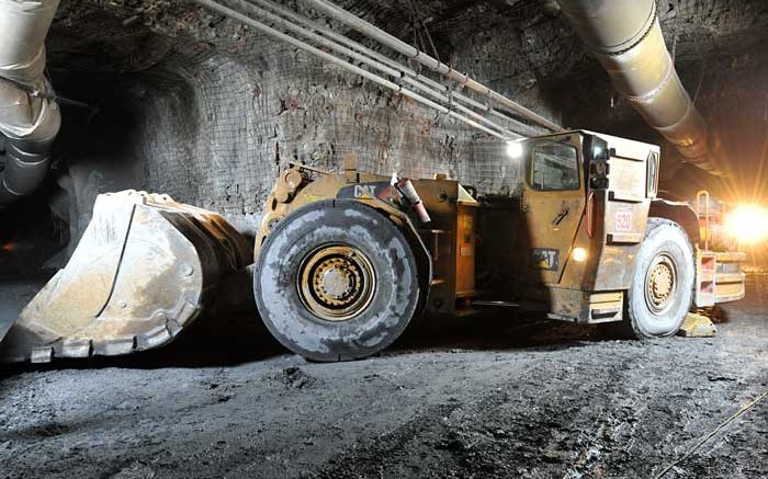 A loader in Hecla Mining's Casa Berardi underground gold mine in Quebec. Credit: Hecla Mining