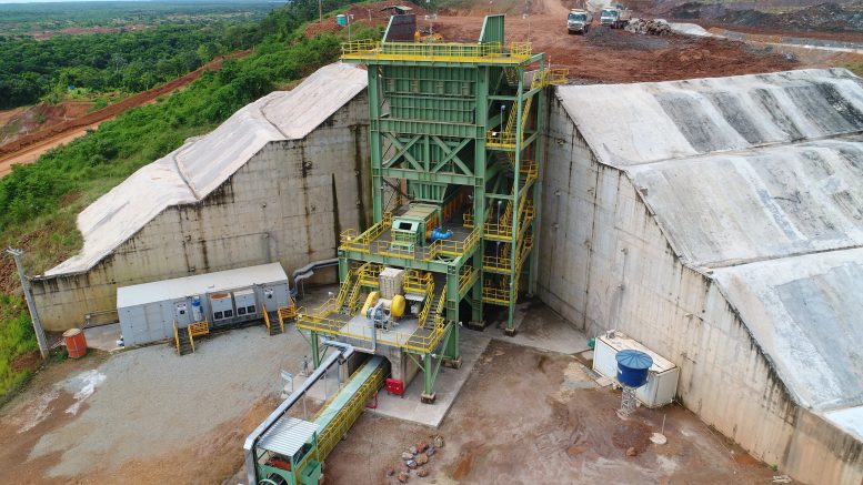 The crusher at Equinox Gold's Aurizona gold mine in Brazil. Credit: Equinox Gold.