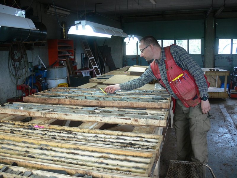 Core shed at M3 Metals' Block 103 iron ore project in Newfoundland. Credit: M3 Metals
