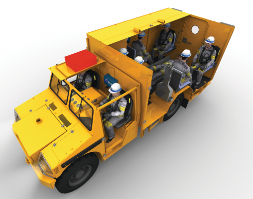 Dragerman Mine Rescue A mine rescue vehicle for the 21st century - Canadian Mining Journal