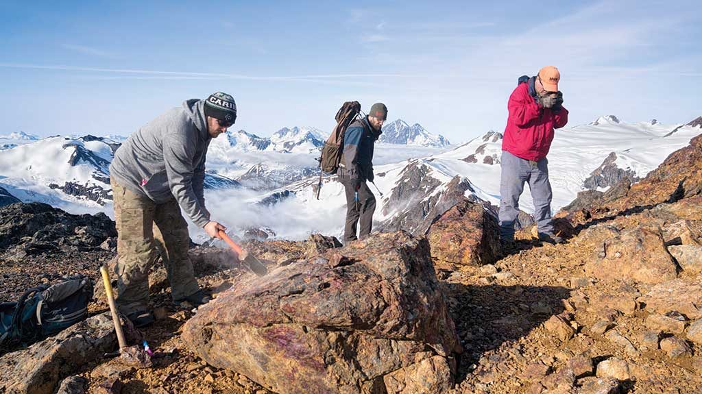 Prospecting at Nickel Mountain Credit: Garibaldi Resources