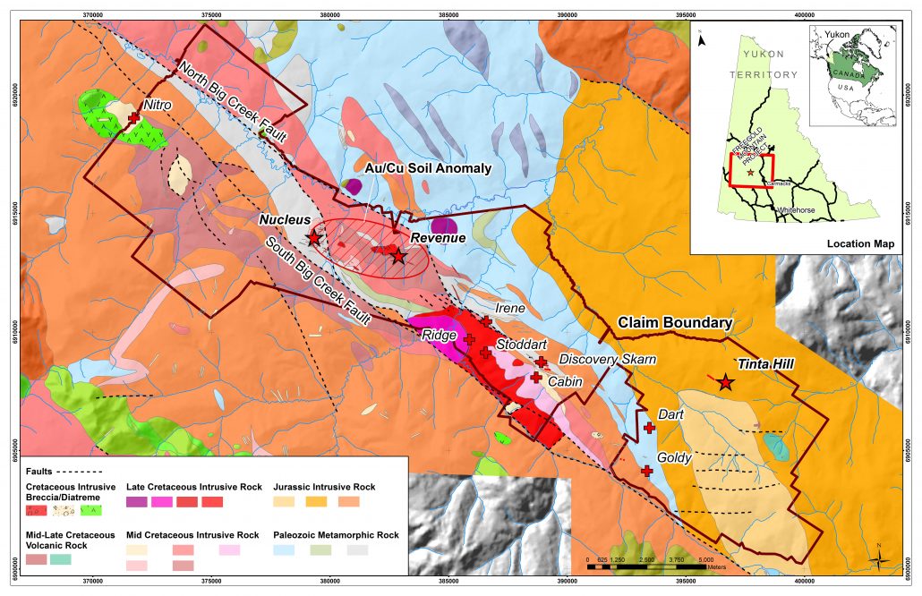 Freegold property map Credit: Triumph Gold