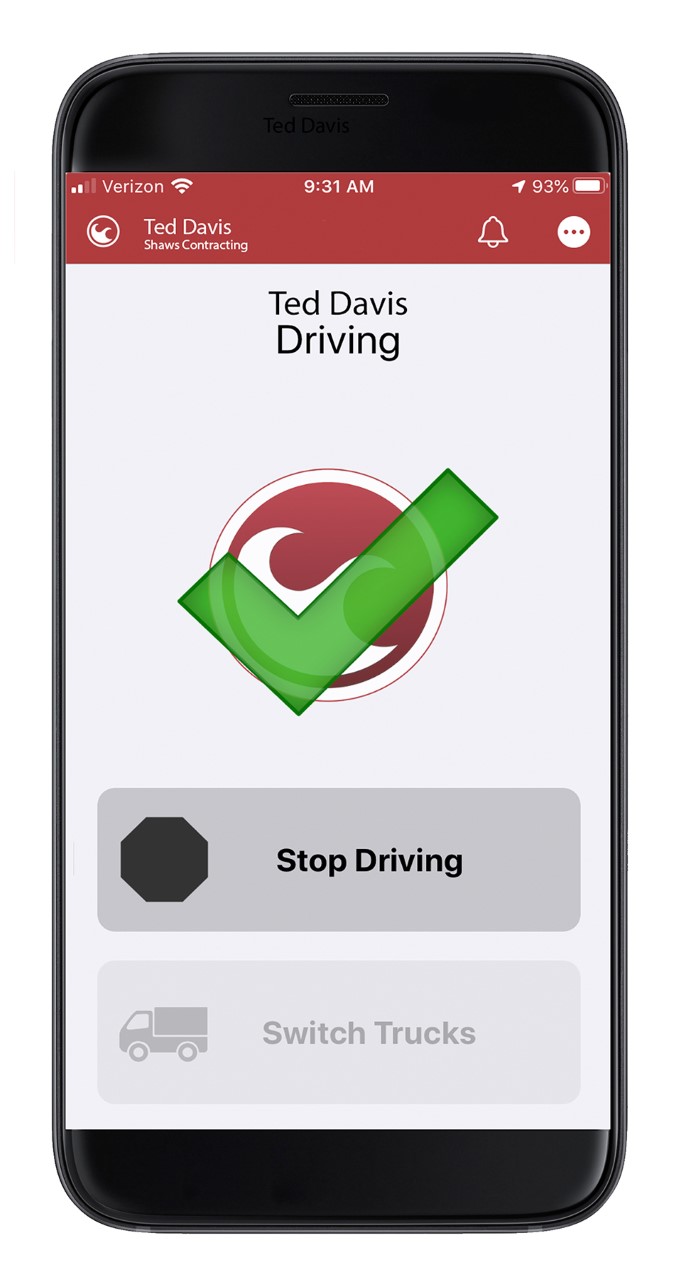 FleetWatcher app screenshot Credit: Earthwave