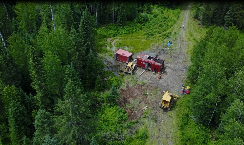 Drilling at Great Bear Resources' Dixie project, near Red Lake, Ont. Credit: Great Bear Resources