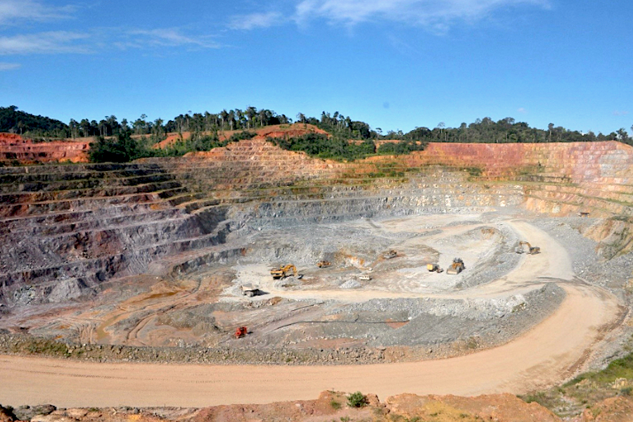 Iamgold's Rosebel gold mine in Suriname. Credit: Iamgold
