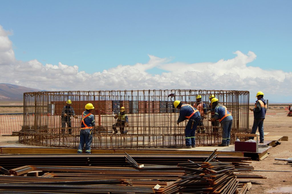 Construction at Lithium Americas' 49%-owned Cauchari-Olaroz project in Argentina earlier this year. Credit: Lithium Americas