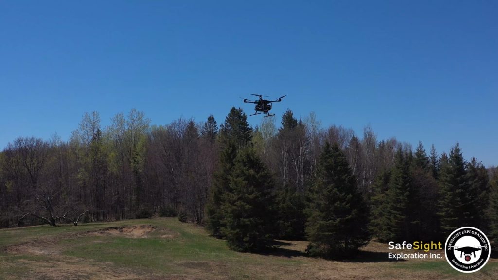 Above-ground drone Credit: SafeSight