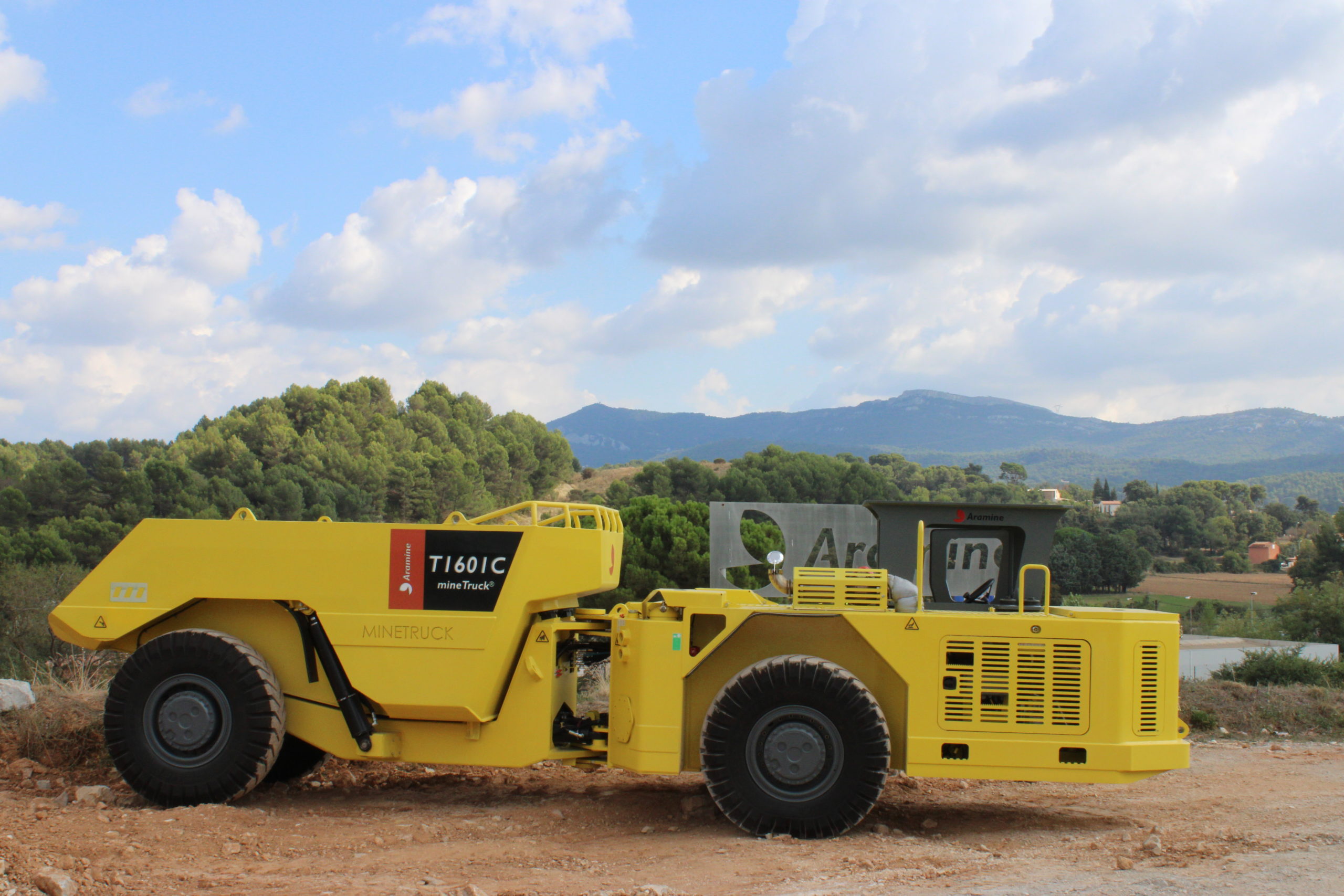 The T1601C mine truck Credit: Aramine