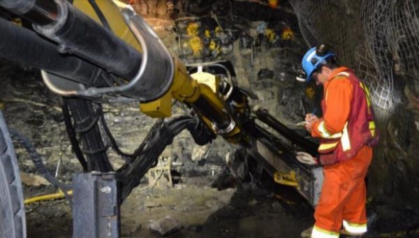 Underground mining at the Renard diamond mine in Quebec. Credit: Stornoway Diamond