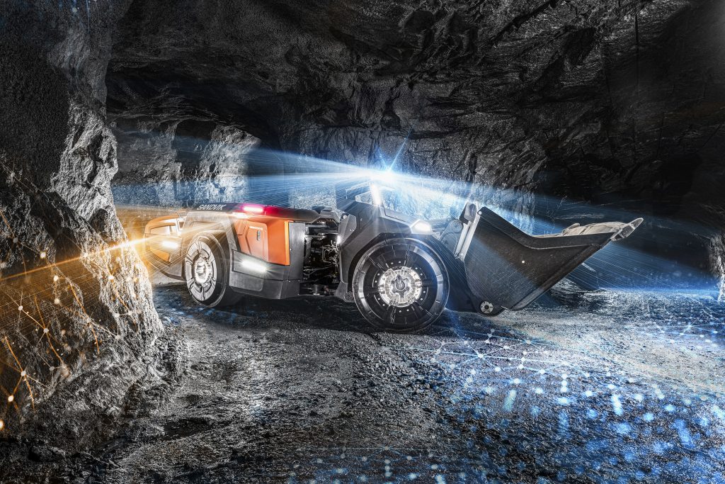 Sandvik's AutoMine concept vehicle. Credit: Sandvik