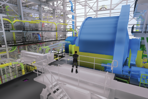Real-time 3-D model presenting Phase II of the Bloom Lake mining complex in Quebec Credit: BBA
