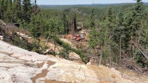 Drilling at Appia's Alces Lake high-grade rare earth project in northern Saskatchewan Credit: Appia Energy