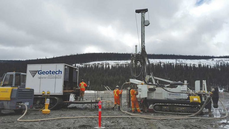 Drilling at Cow Mountain Credit: Barkerville Gold Mines