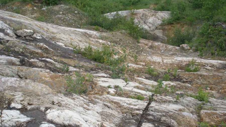 Outcrop at Juby Credit: Temex Resources