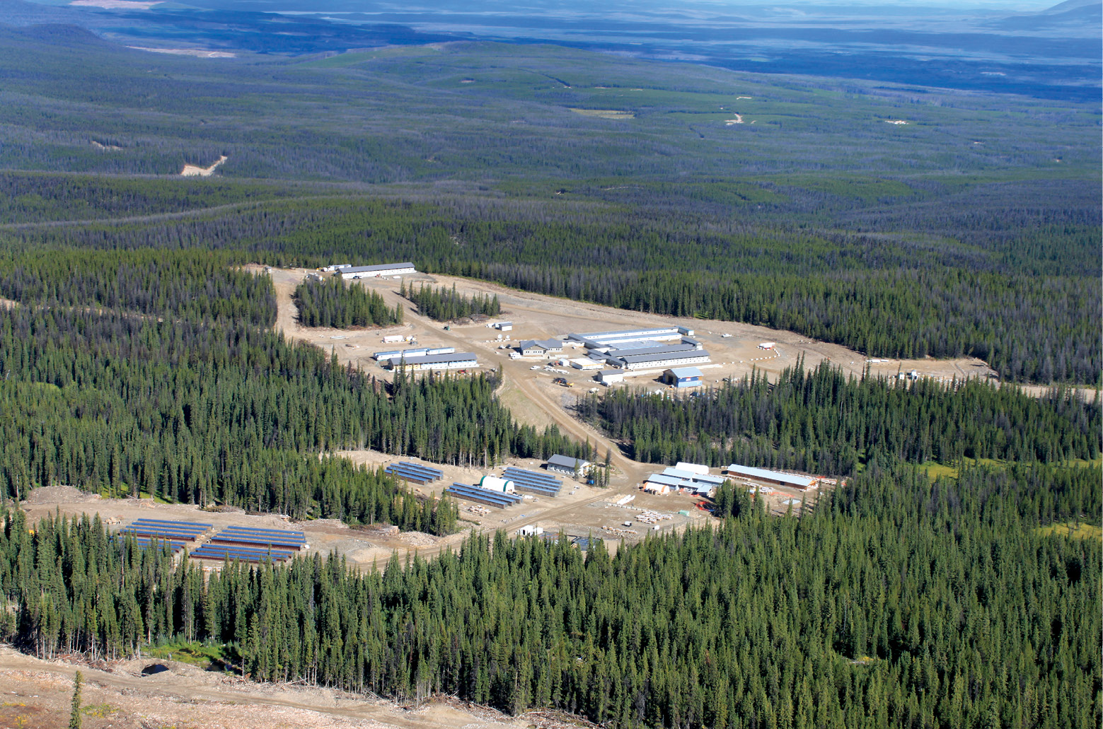 aerial photo of Blackwater project in B.C.